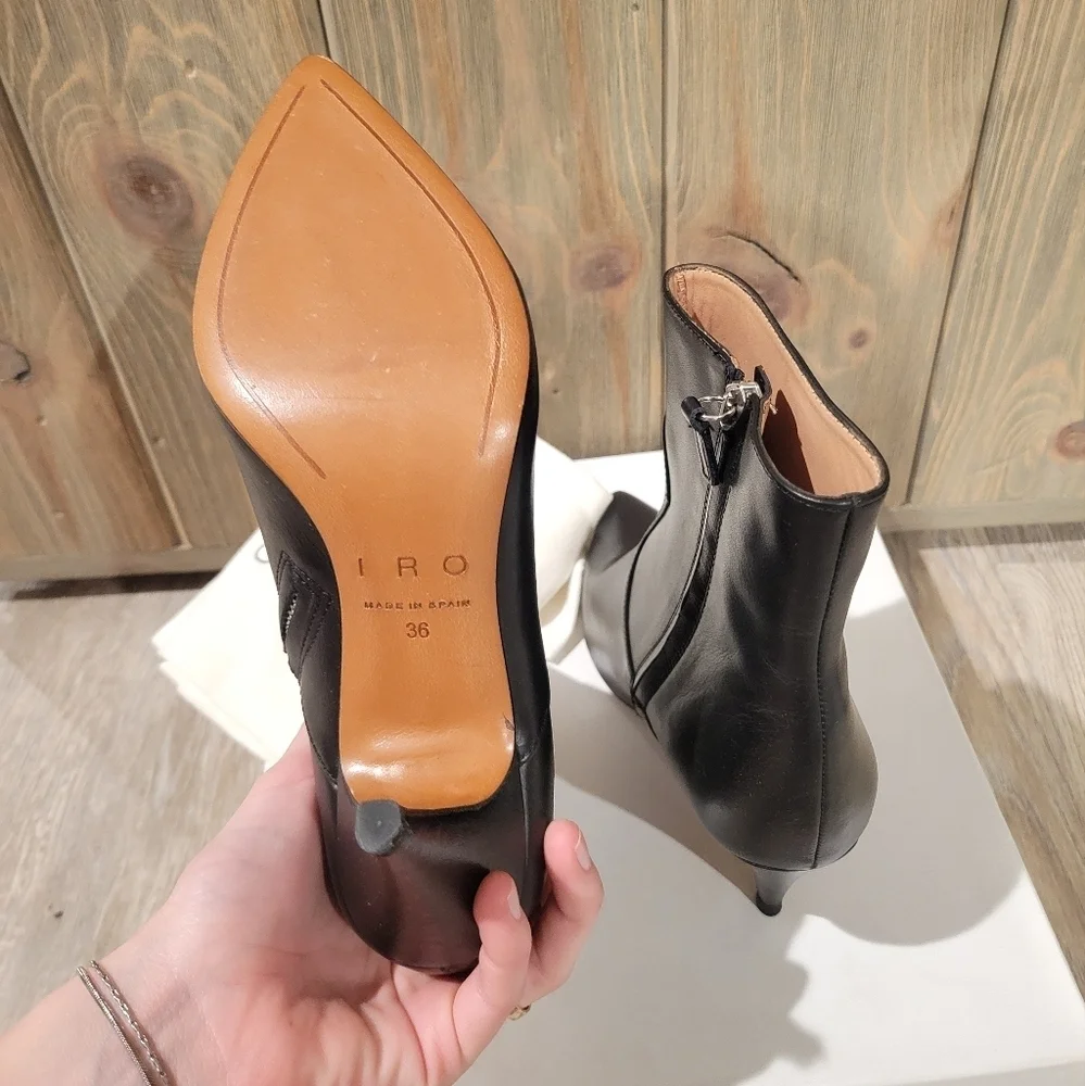 New IRO black leather boots - Picture 3 of 4